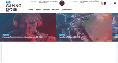Desktop Screenshot of gamingdose.com